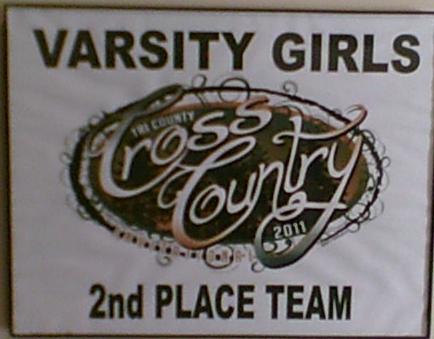 2011 Varsity Girls Cross Country 2nd-place